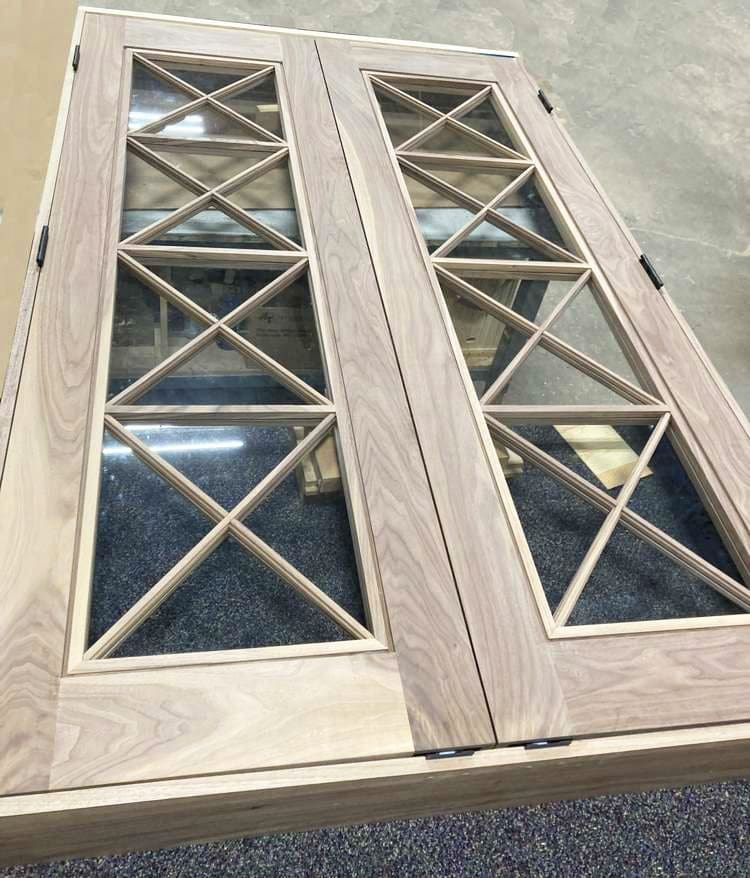 Custom Millwork Walnut Door