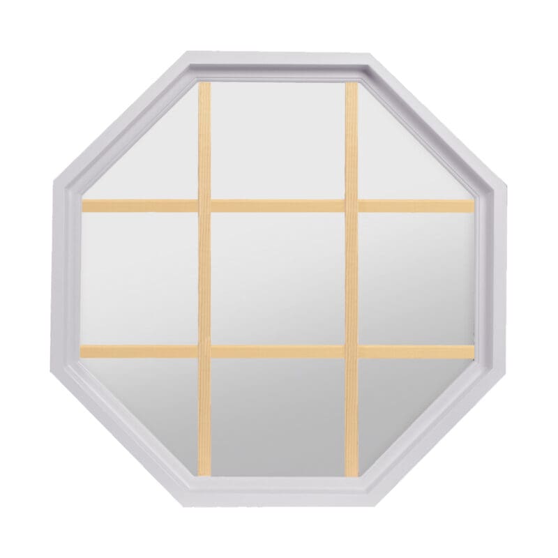 Rambler White Poly Octagon Window