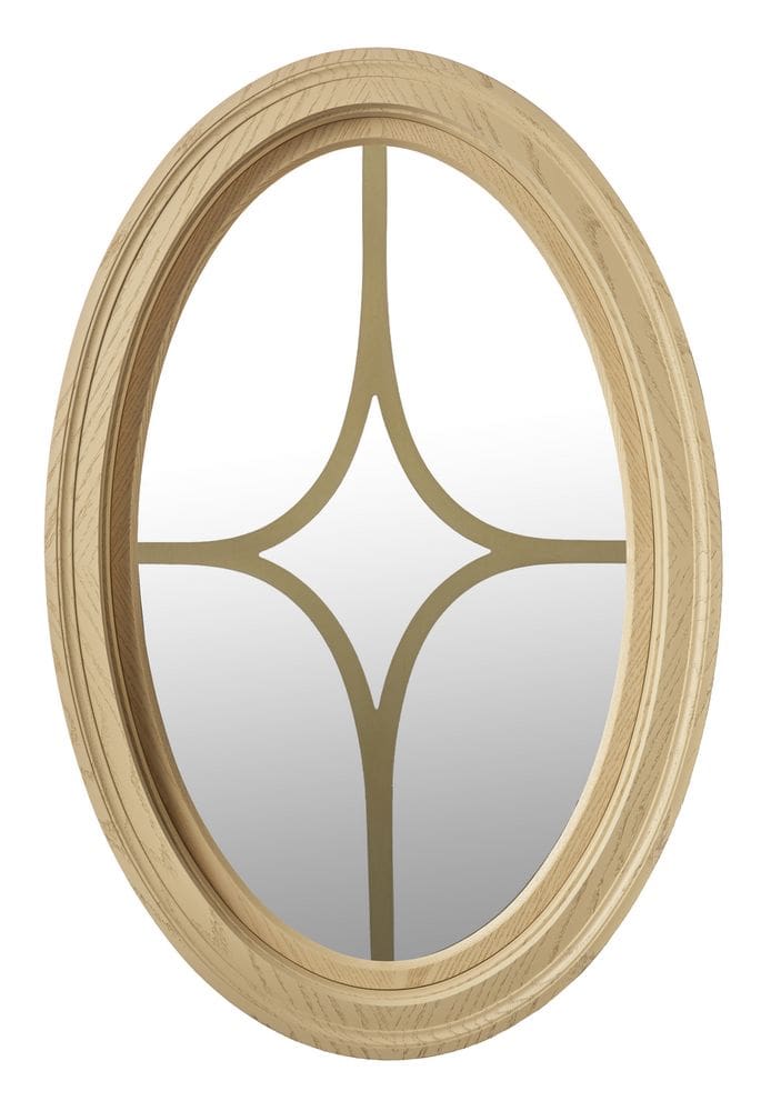 Tall Cabin Light Poly Oval Window with Diamond Grille